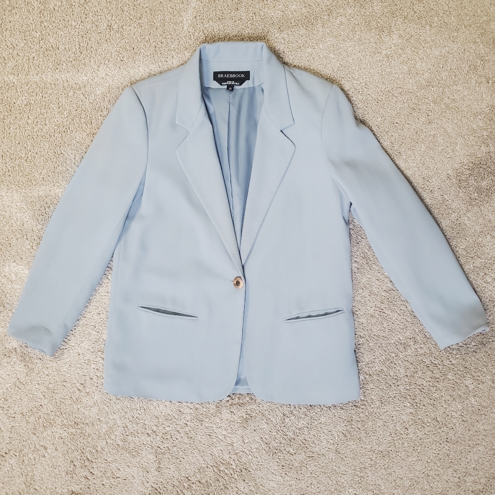 Braebrook Celadon Blazer Jacket Size 10